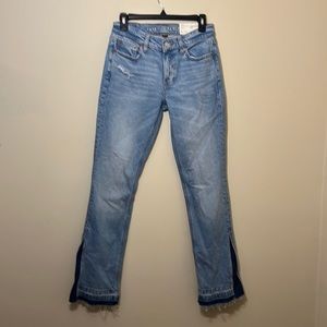 American Eagle 90s low rise skinny kick. Size 2
